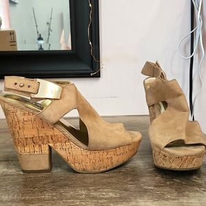 Tan Wedge